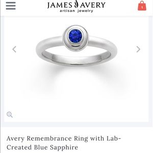 James Avery Sapphire Ring